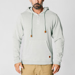 Quarter Zip Sweatshirt // Heather Gray (XL)