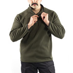 Polar Fleece Sweatshirt // Khaki (XL)