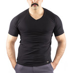 Slim Fit T-Shirt // Black (2XL)