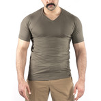 Slim Fit T-Shirt // Khaki (XXS)