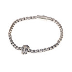 Dell Arte // Skull Bracelet // Silver