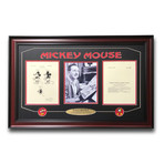 Walt Disney // Limited Edition Mickey Mouse Patent Drawing Collage