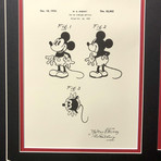 Walt Disney // Limited Edition Mickey Mouse Patent Drawing Collage
