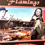 "Flamingo" Las Vegas Casino Display // Poker Chip, Playing Cards, & Suit Swatch