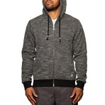 Mavrick Full Zip Sweatshirt // Black (XL)