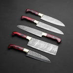 Hand Forged Artisan Chef // Set of 5