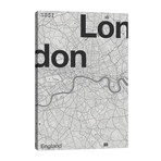 London Map // Florent Bodart (26"W x 40"H x 1.5"D)