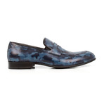 Camo Dress Shoe // Blue (Euro: 42)