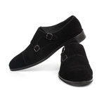 Suede Dress Shoe // Black (Euro: 41)