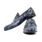 Camo Dress Shoe // Blue (Euro: 41)