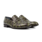 Camo Dress Shoe // Green (Euro: 38)