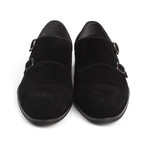 Suede Dress Shoe // Black (Euro: 43)
