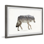 Forest Wolf (12"W x 8"H x 1.5"D)