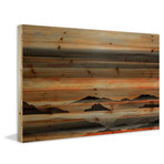 Desert Mountains // Pine Wood (12"W x 8"H x 1.5"D)