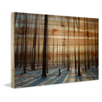 Papineau // Natural Pine Wood (12"W x 8"H x 1.5"D)