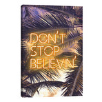 Dont Stop Believing Tropical // Ink & Drop (26"W x 40"H x 1.5"D)