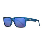 Filtrate Eyewear // John Brown Polarized Sunglasses // Blue Frost + Blue
