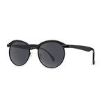 Filtrate Eyewear // Hacienda Polarized Sunglasses (Matte Black + Gray)