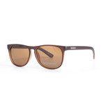 Filtrate Eyewear // Xian Polarized Sunglasses // Choc Matte + Bronze
