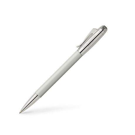 Graf Von Faber-Castell Bentley Ballpoint Pen // White Satin