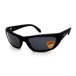 Unisex TR24-01-02 Splash Polarized Sunglasses // Matte Black + Smoke