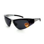 Unisex TR05-20-02 XT5 Polarized Sunglasses // Brushed Aluminum + Smoke