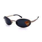 Unisex TR15-65-02 Crystal Polarized Sunglasses // Matte Bronze + Smoke