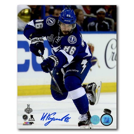 Nikita Kucherov // Tampa Bay Lightning // Autographed 2015 Stanley Cup  Final Photo - Autograph Authentic - Touch of Modern