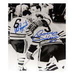 Bobby Hull + Phil Esposito // Chicago Blackhawks // Autographed Photo