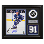 Steven Stamkos // Tampa Bay Lightning // Autographed Jersey Number Display