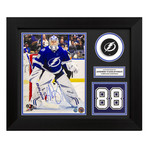 Andrei Vasilevskiy // Tampa Bay Lightning // Autographed Jersey Number Display
