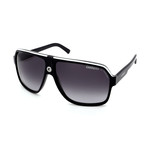 Men's 33S-08V6 Sunglasses // Black + White + Gray