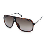 Men's 1019S-086 Sunglasses // Havana + Silver + Brown