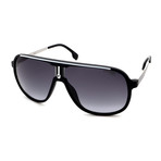 Carrera // Men's 1007S-0003 Sunglasses // Black + White + Gray