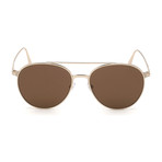 Men's Tomasso Sunglasses // Gold + Brown