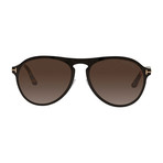 Men's Bradburry Sunglasses // Black + Havana + Brown
