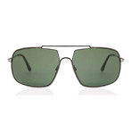Men's Aiden Sunglasses // Gunmetal + Green