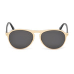 Men's Bradburry Sunglasses // Gold + Black + Gray