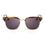 Unisex Havana Clubmaster Sunglasses // Havana + Gray