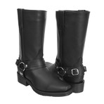 Biker Square Toe Boot II // Black (US: 9.5EE)