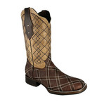 Rodeo Square Boot // Brown (US: 7EE)