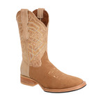 Rodeo Square Boot Nobuck // Gold (US: 11EE)