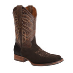 Rodeo Square Boot Nobuck // Brown (US: 10EE)