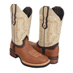 Rodeo Square Boot // Honey (US: 9.5EE)