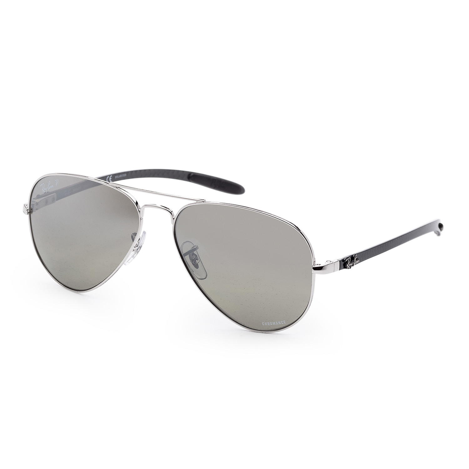 Unisex Chromance Sunglasses // 58mm // Silver Frame - Ray-Ban - Touch ...