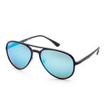 Unisex RB4320CH-601SA158 Polarized Sunglasses // Matte Black + Polar Green