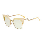 Women's Fashion Sunglasses // 54mm // Yellow