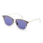 Men's Fashion Sunglasses // 47mm // Gray + Blue Frame