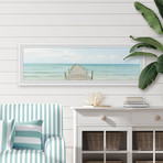 Take Me to the Beach // Framed Painting Print (30"W x 10"H x 1.5"D)