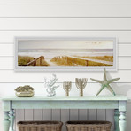 As Bright as the Sky // Framed Painting Print (30"W x 10"H x 1.5"D)